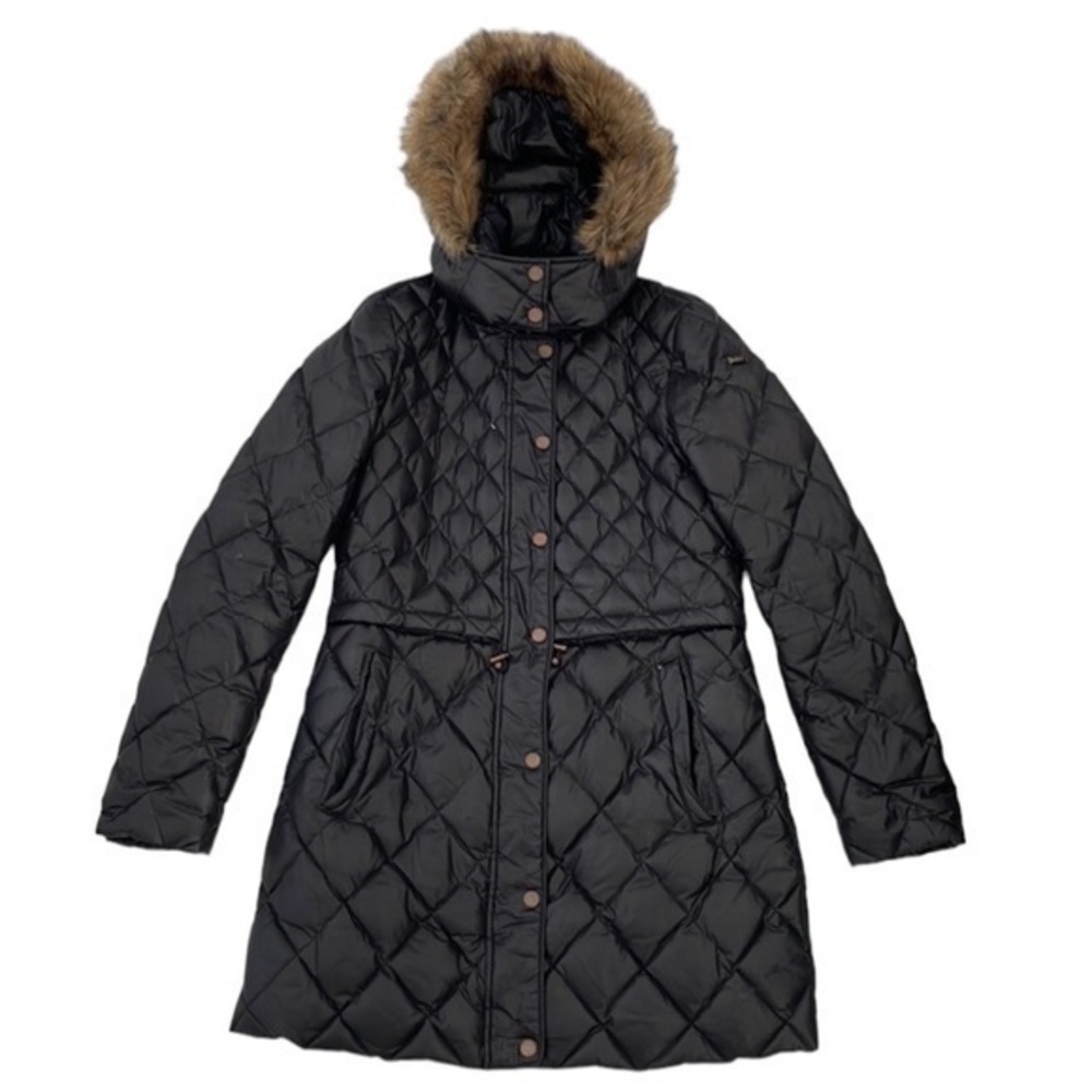 Andrew Marc Faux Fur Puffer Coat